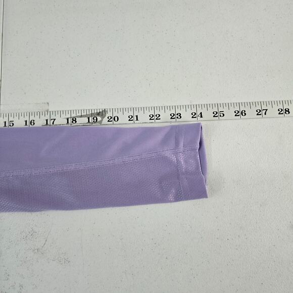 Huk Womens Purple 1/4 Zip Hoodie Pullover Long Sleeve Mesh Activewear Top M 6000 - Picture 7 of 10